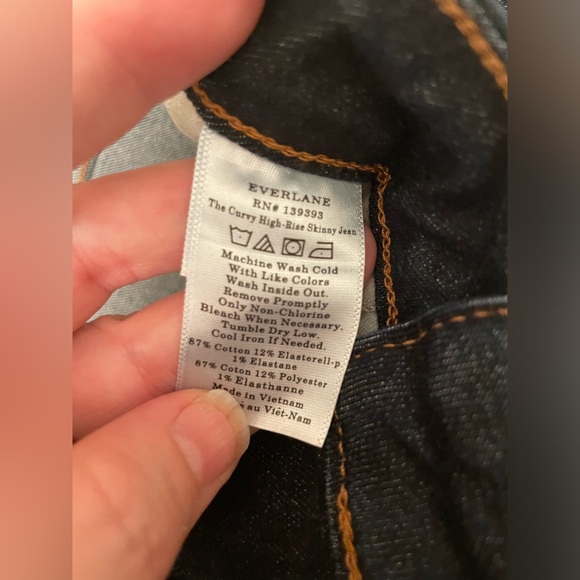 Everlane The Curvy High Rise Skinny Jean - Picture 3 of 3